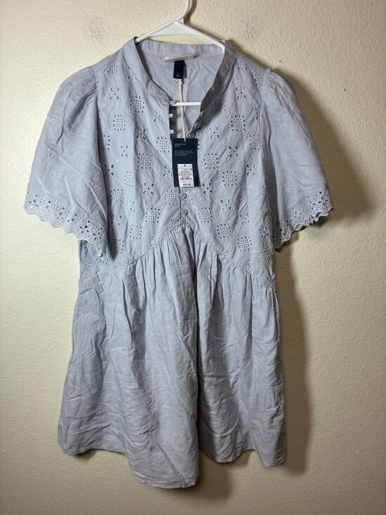 Universal Thread Dresses & Skirts - NWT Universal Thread Cotton Dress +Pockets Short Sleeve Gray Size Small MSRP $30